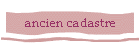 ancien cadastre